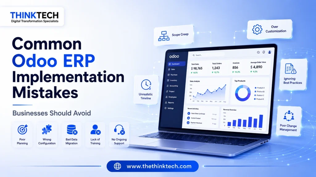 Odoo ERP implementation mistakes to avoid